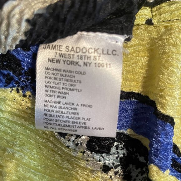 Jamie Sadock Sleeveless Zip Polo Top Multicolor Sz Large - Picture 9 of 11